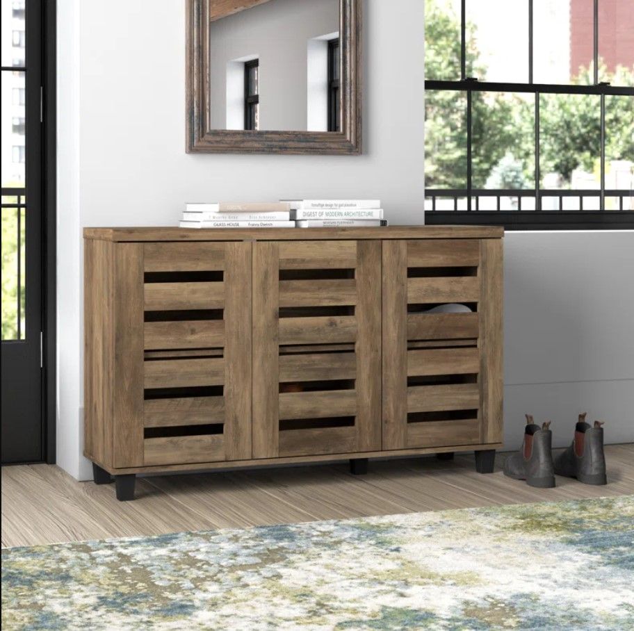 Lismore 16 Pair Shoe Storage Cabinet thumbnail 2
