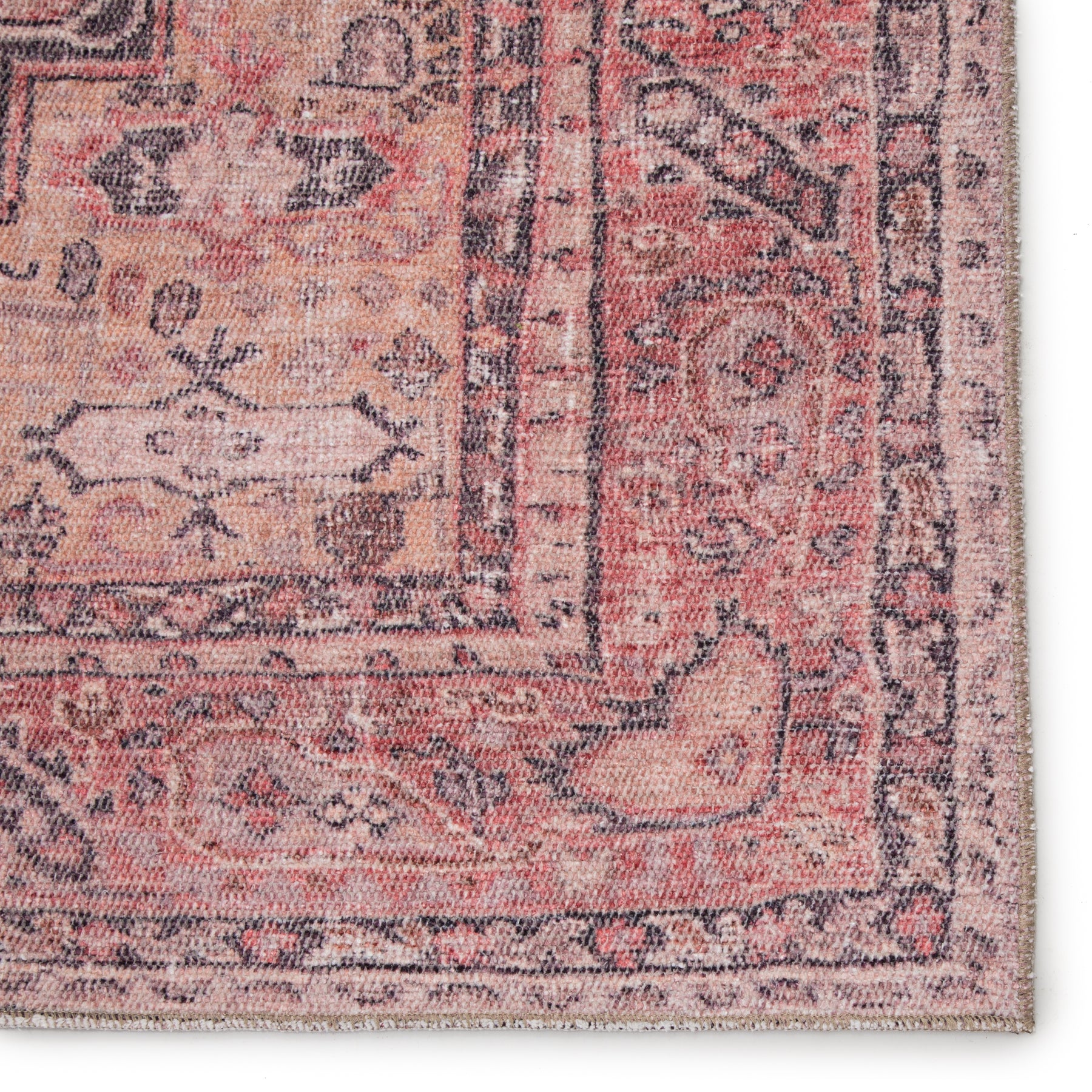 Cosima Medallion Pink and Dark Purple Rug-9'x12' thumbnail 5