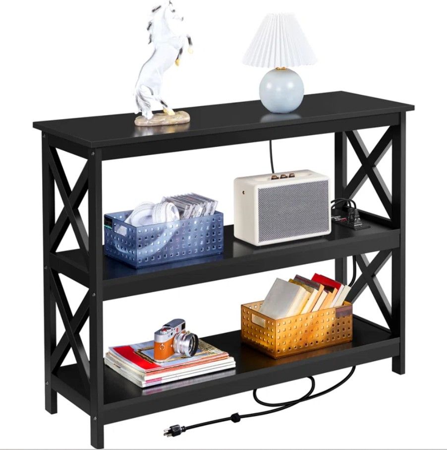Bergmann 42" Console Table with Power Outlets thumbnail 2