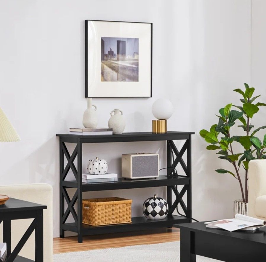 Bergmann 42" Console Table with Power Outlets thumbnail 4