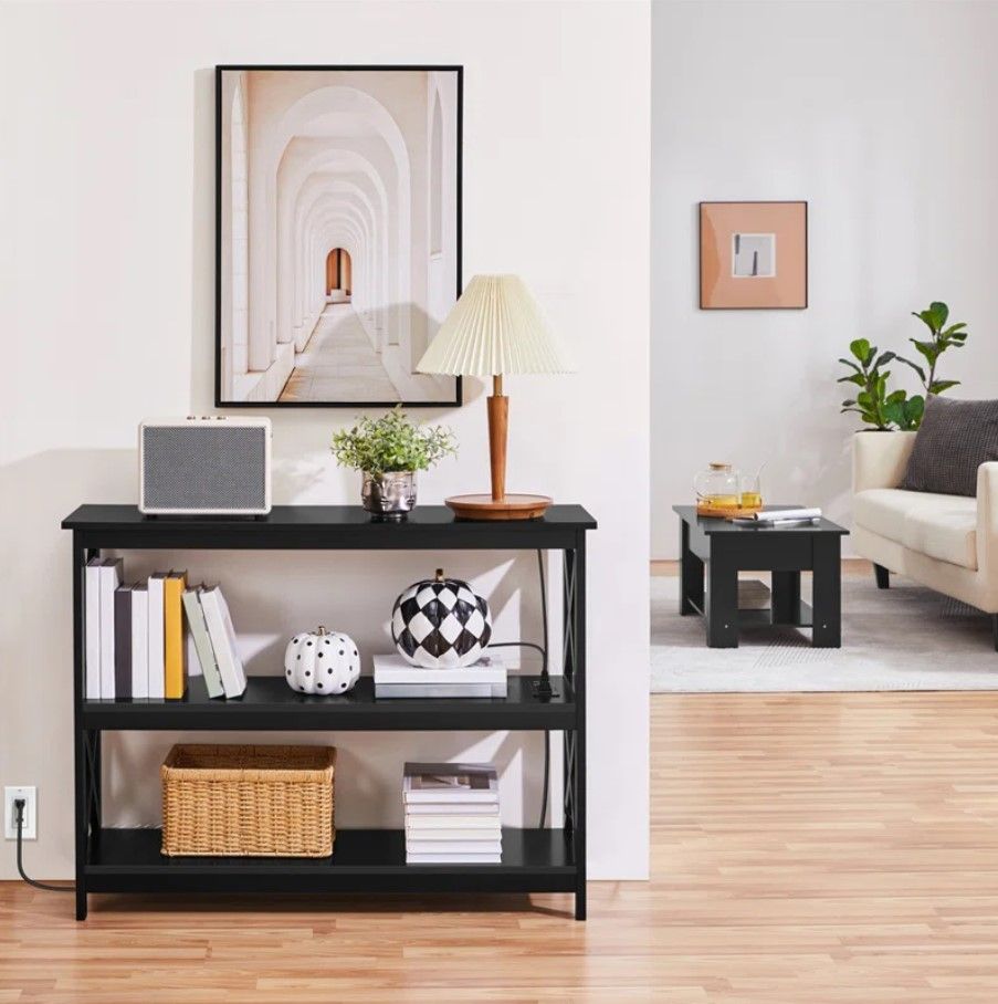 Bergmann 42" Console Table with Power Outlets thumbnail 5