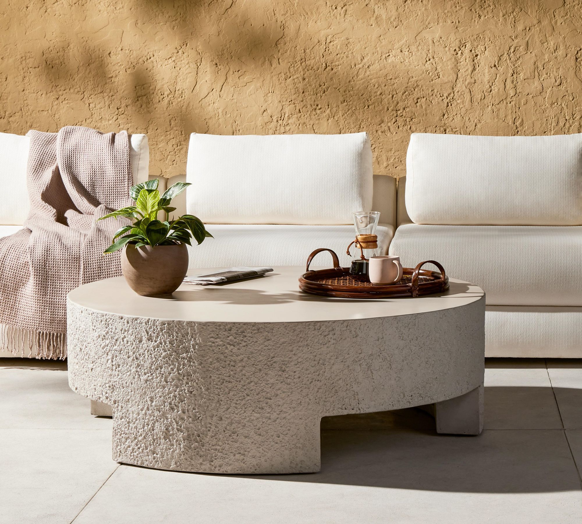 Bolinas Modern Round Coffee Table thumbnail 2
