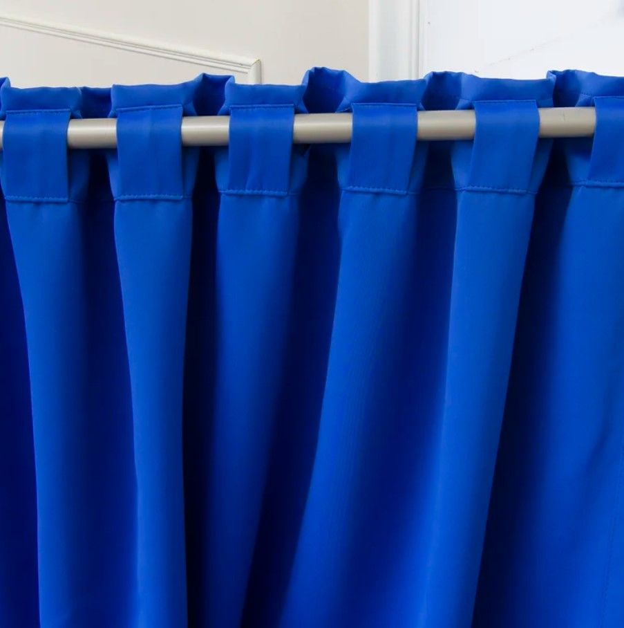 Blackout Thermal Curtain Royal Blue thumbnail 3