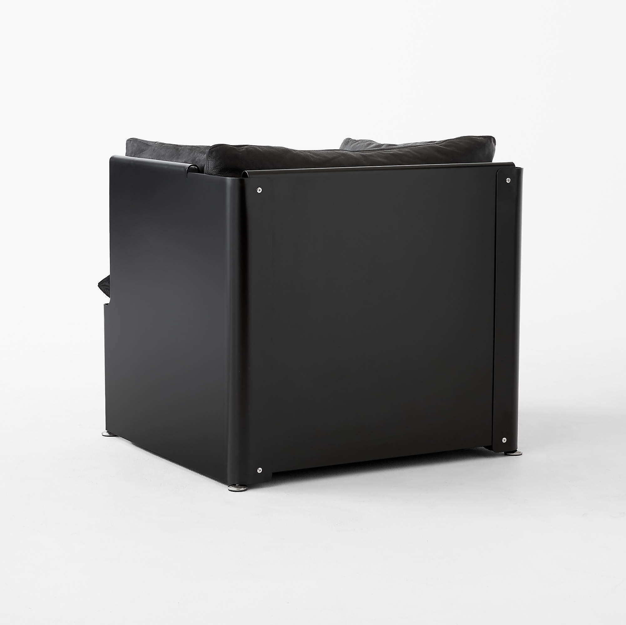 Tol Black Leather Chair thumbnail 5
