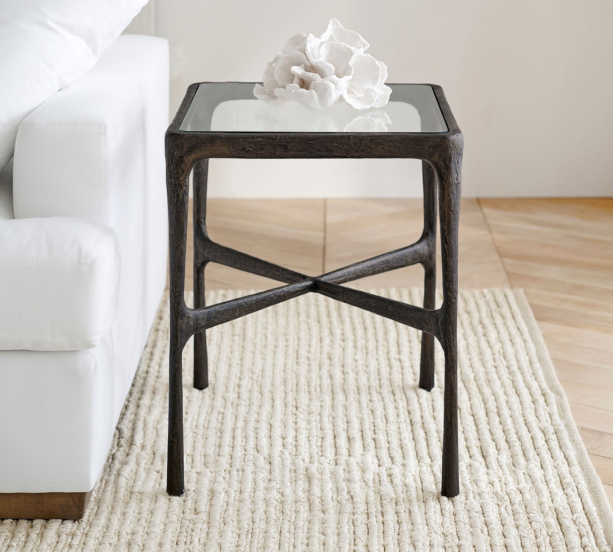 Bodhi Square Metal End Table (20") thumbnail 2