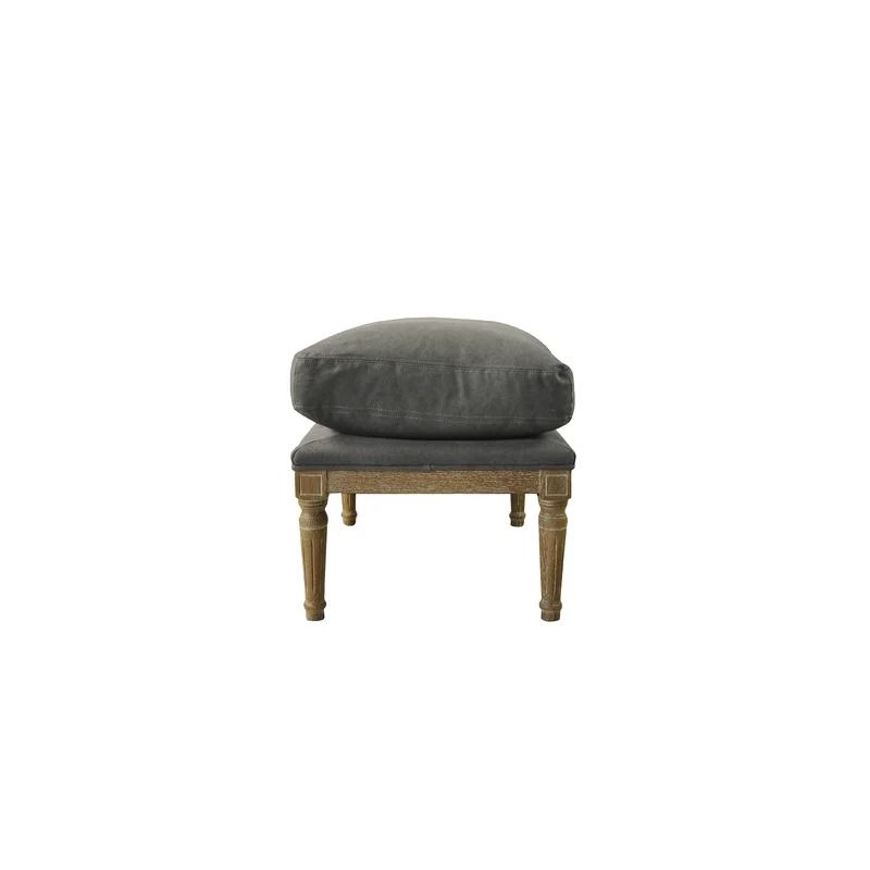 Warren Upholstered Club Ottoman thumbnail 3