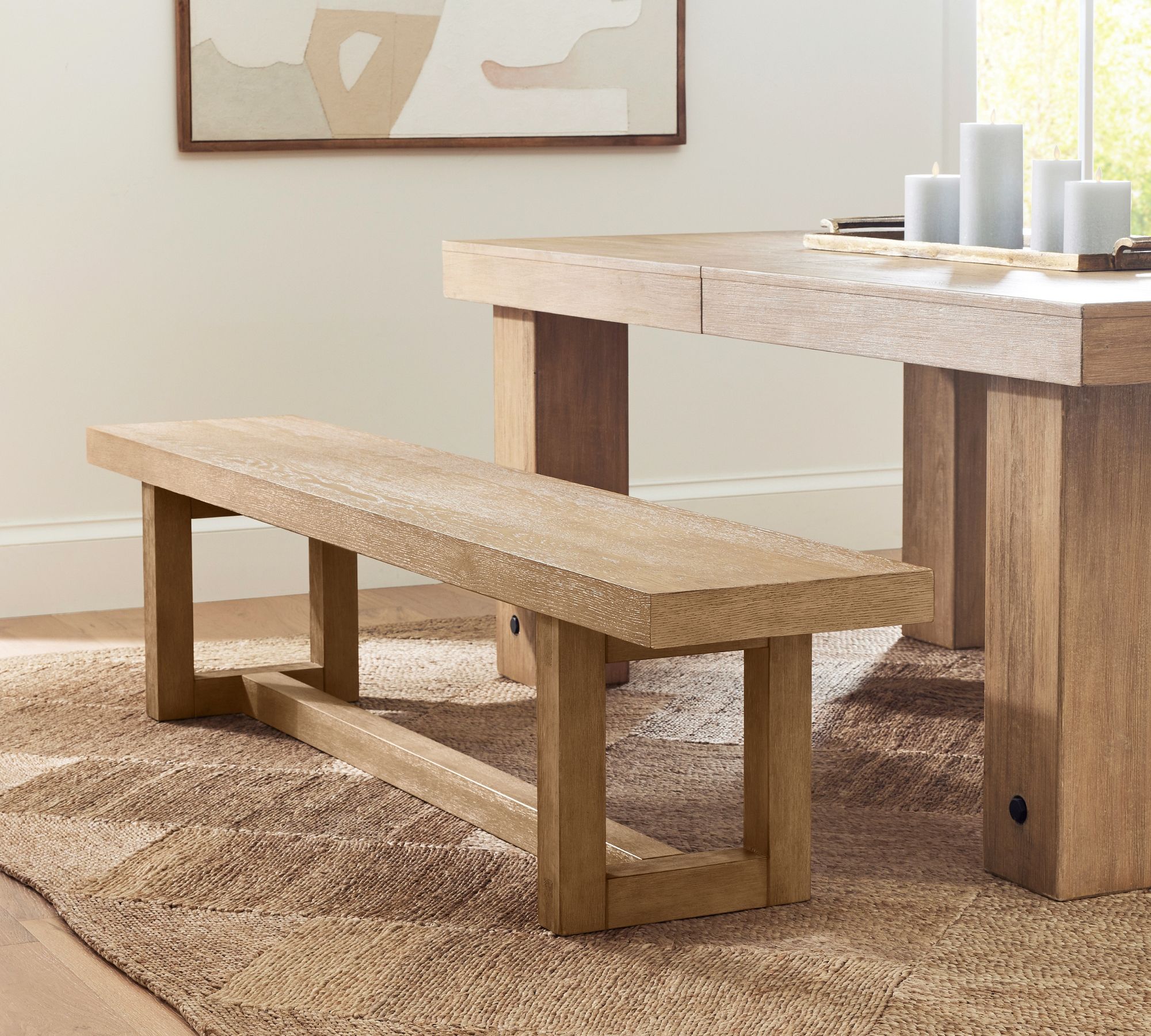 Portola Dining Bench (80") thumbnail 2