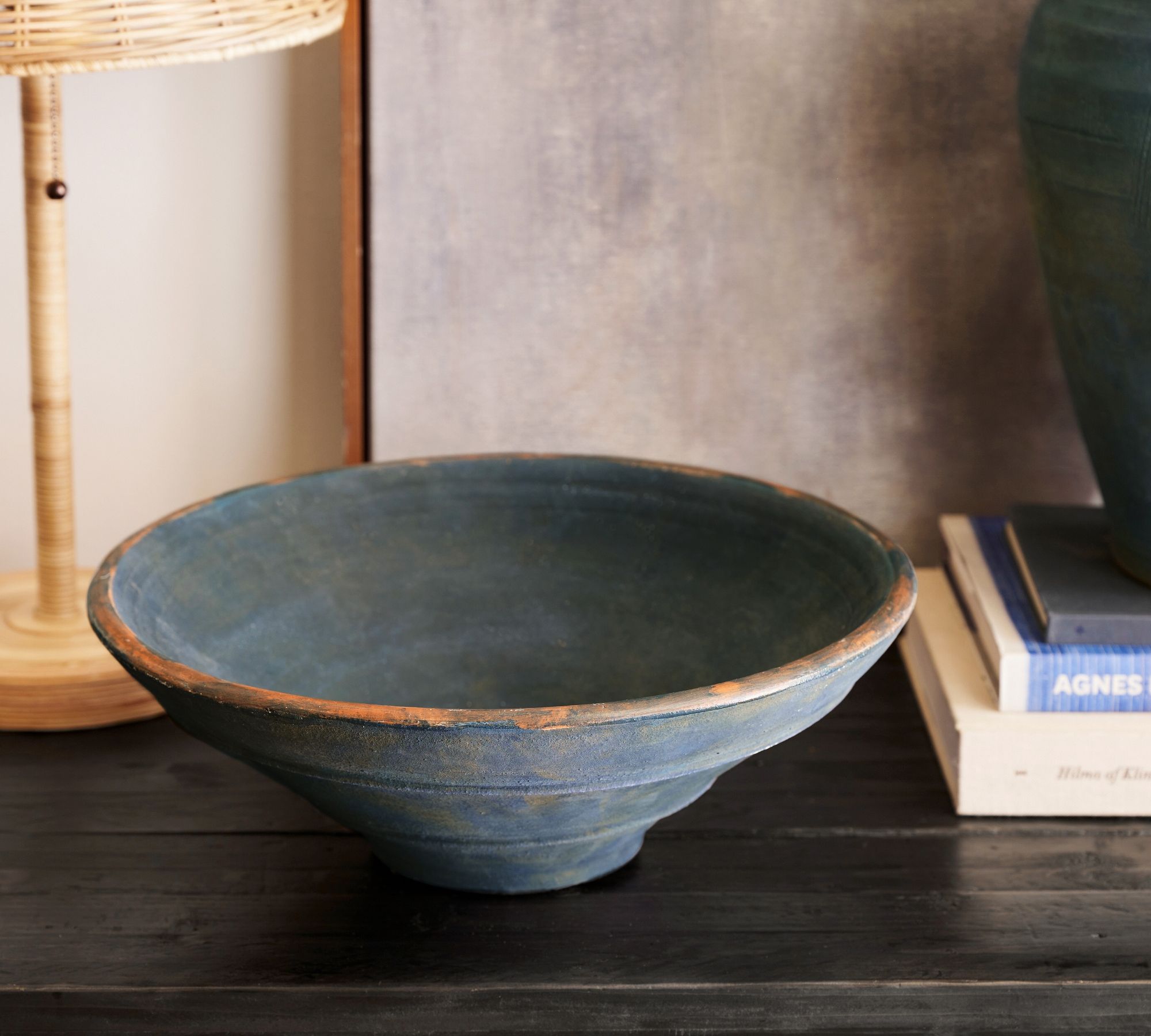 Indigo Artisan Handcrafted Bowl thumbnail 2