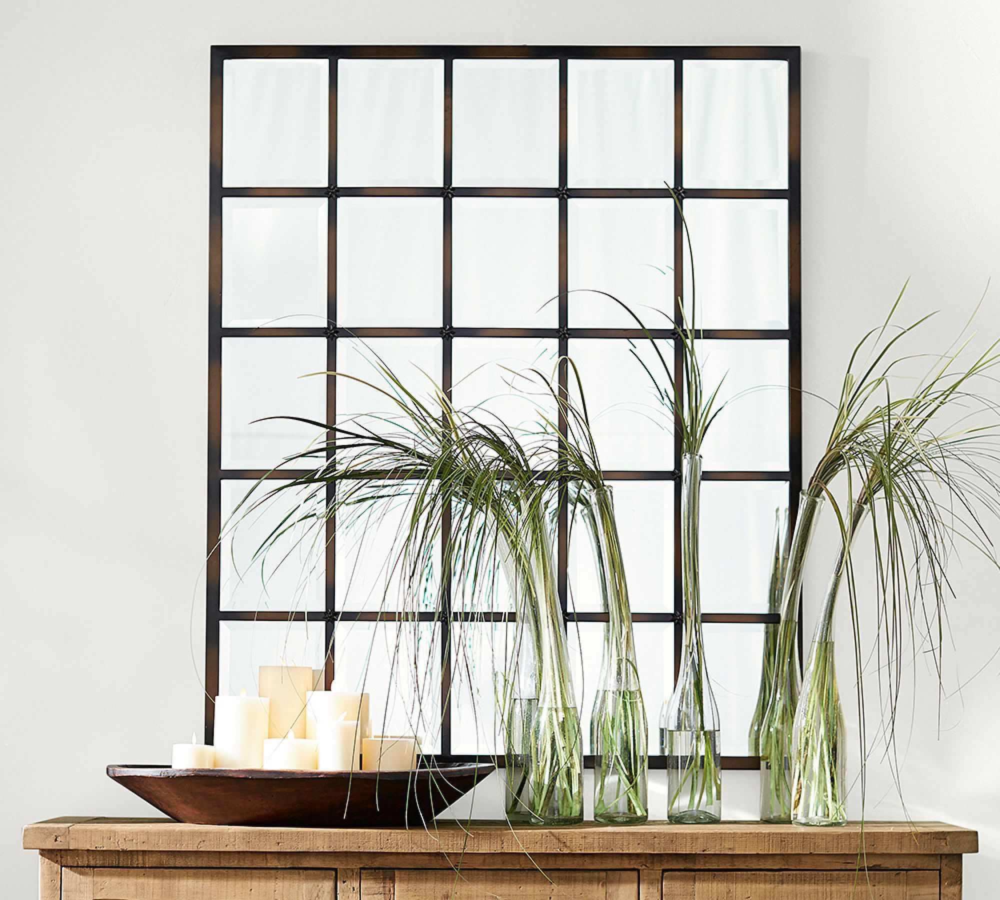 Eagan Large Multipanel Wall Mirror thumbnail 2