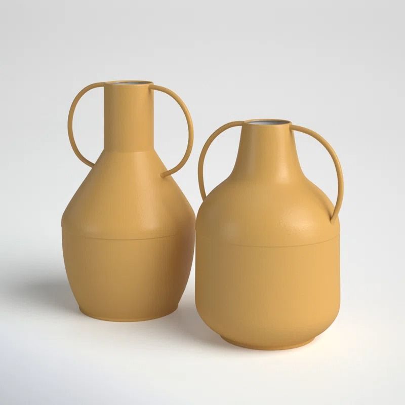 Eddard Metal Table Vase Small thumbnail 3