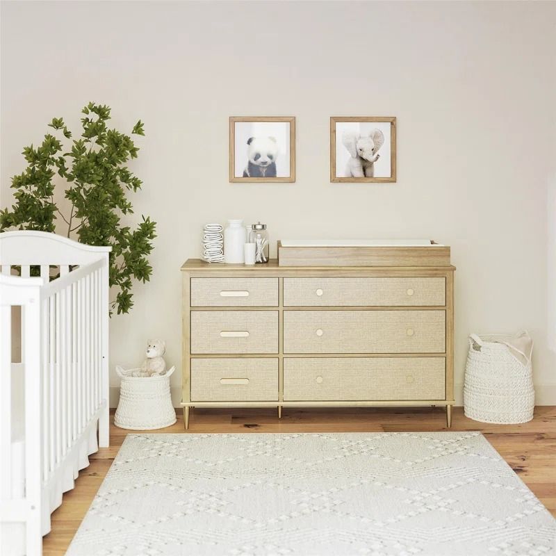 Shiloh 6 Drawer Changing Table Dresser thumbnail 2