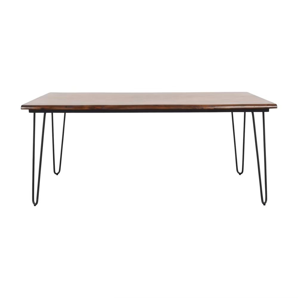 World Market Wood Flynn Hairpin Dining Table thumbnail 2