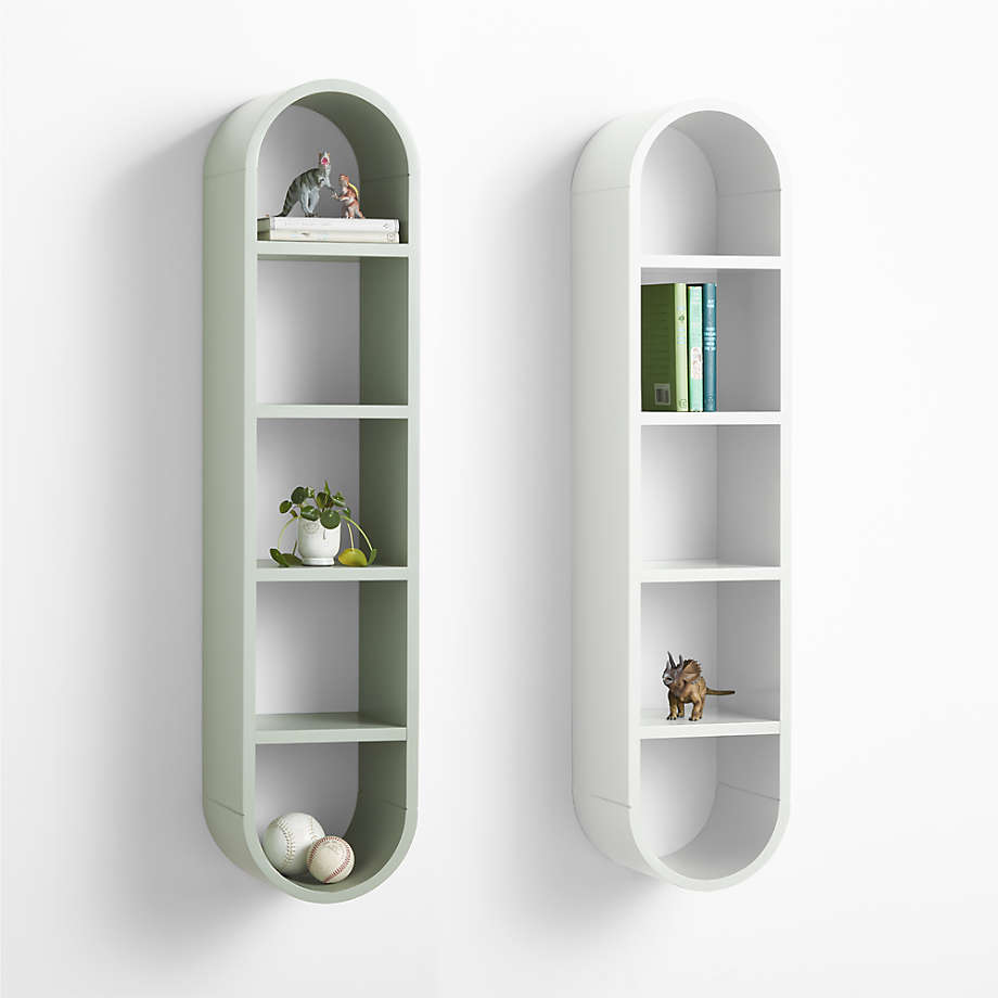 Mallory Kids Large White Wall Shelf thumbnail 2