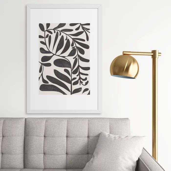 Abstract Plant 3 Framed Art Print thumbnail 2