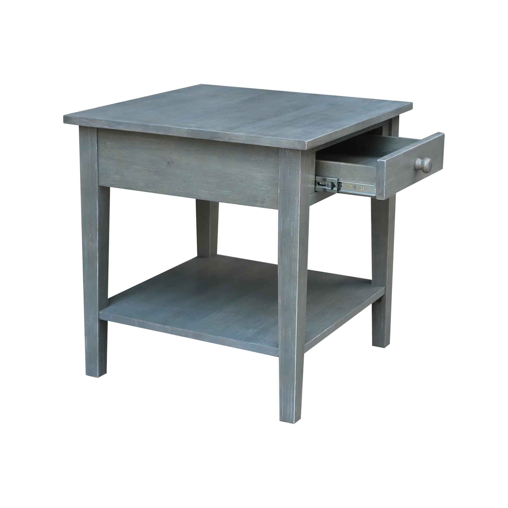 Tillar Solid Wood End Table with Storage thumbnail 5