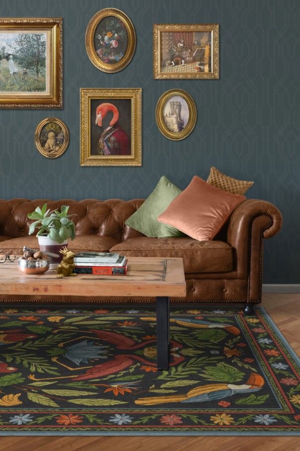 Iris Apfel Birds Of A Feather Rug thumbnail 3