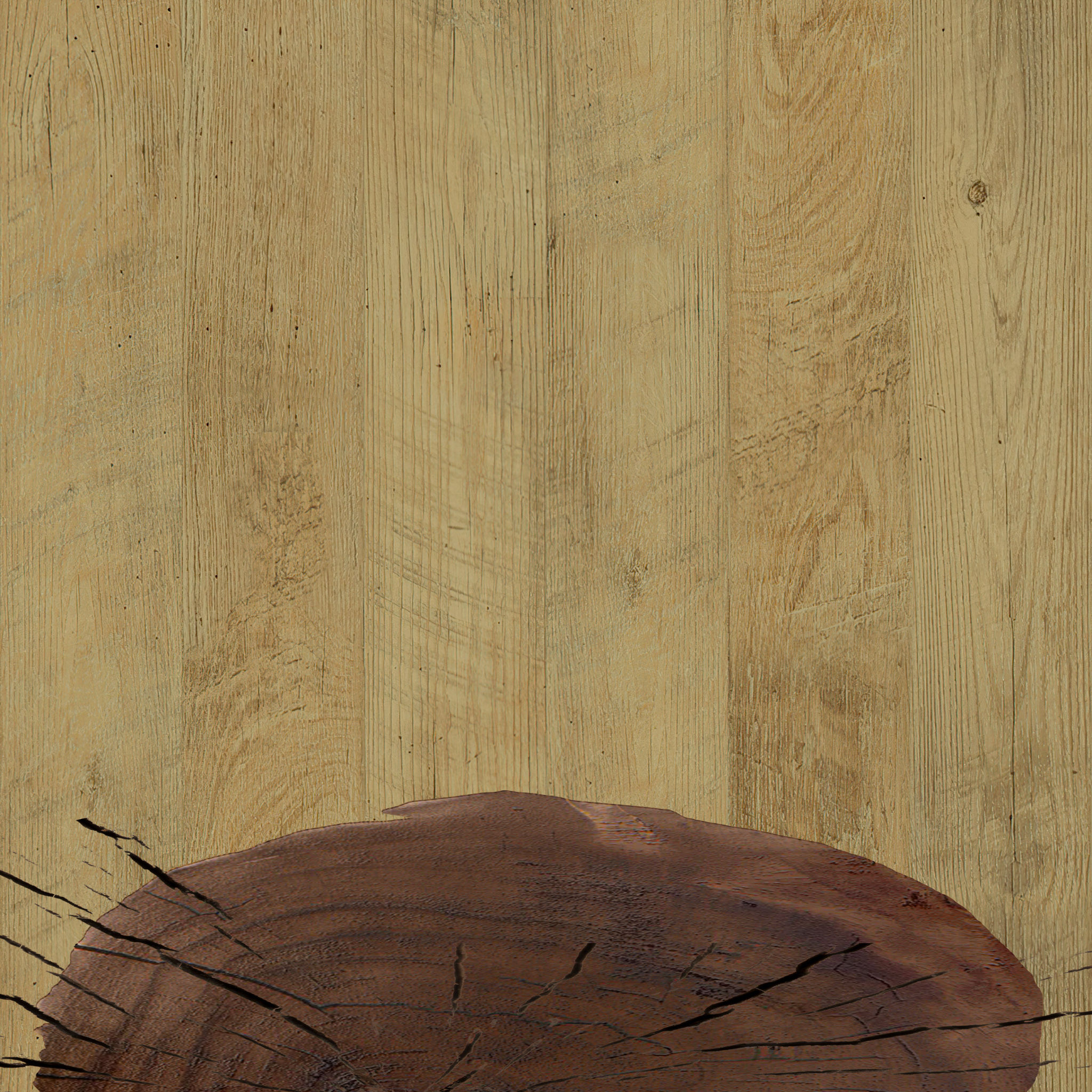 Solid Wood Drum End Table thumbnail 5