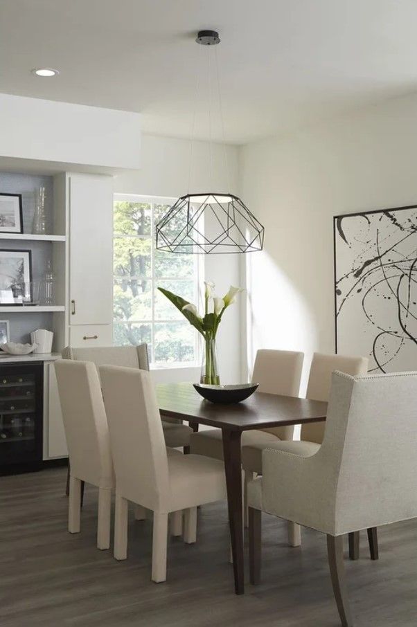 Mojave Single Light Metal Dimmable LED Geometric Chandelier thumbnail 5