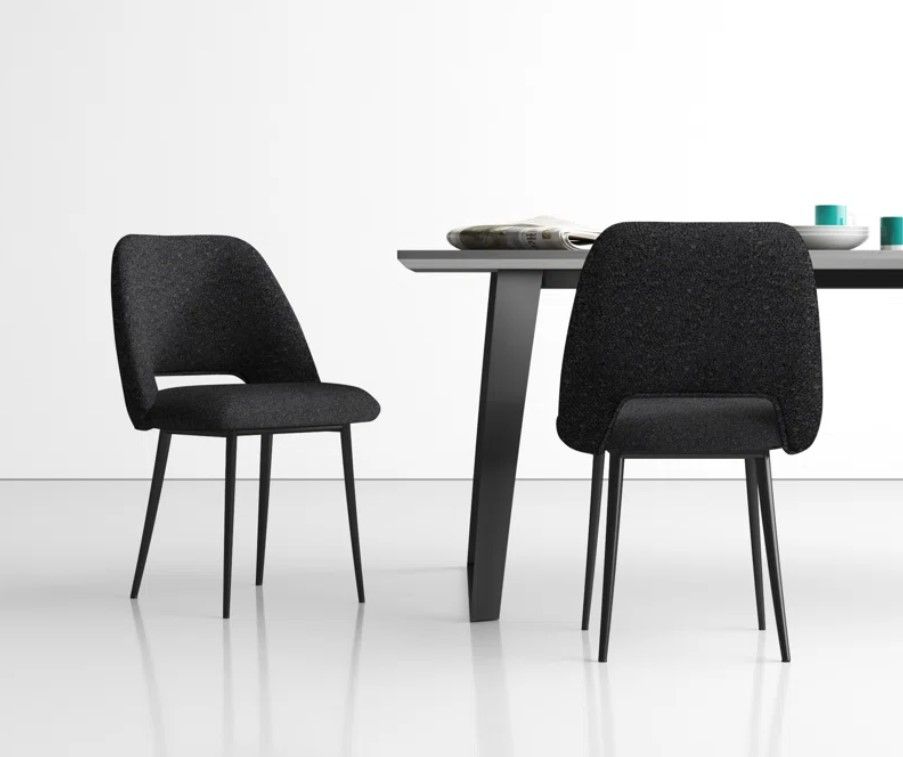 Valdez Boucle Dining Chair (Set of 2) thumbnail 2