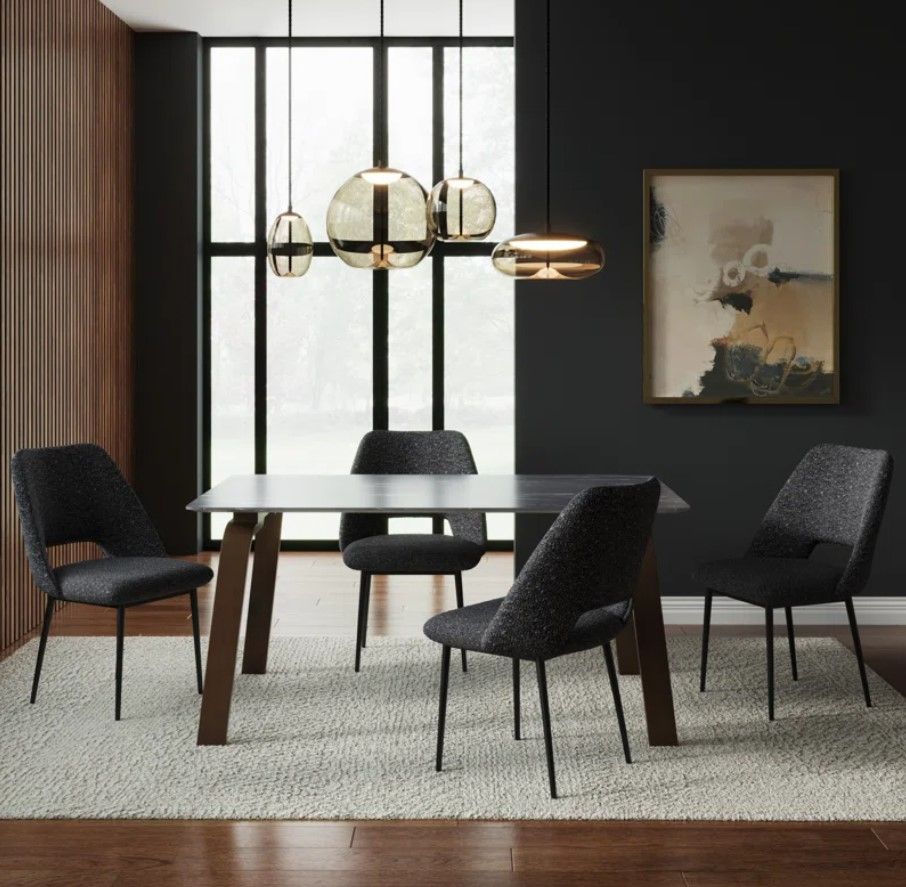 Valdez Boucle Dining Chair (Set of 2) thumbnail 4