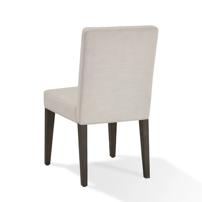 Meria Linen Blend Solid Back Parsons Chair thumbnail 4