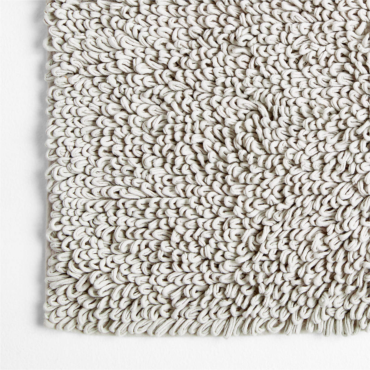Loop Organic Cotton Silver Bath Mat thumbnail 2
