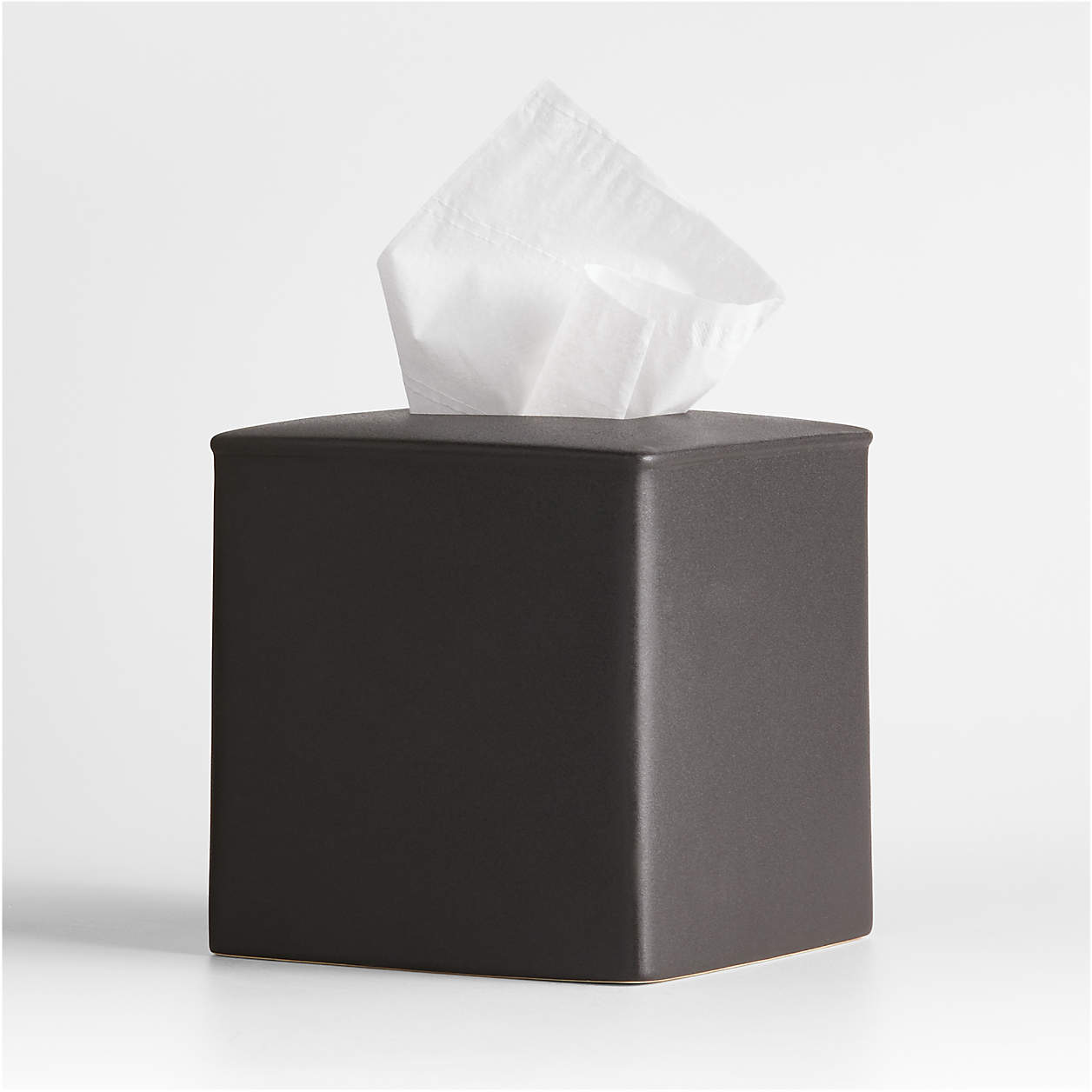 Juxon Black Tissue Box Cover thumbnail 3