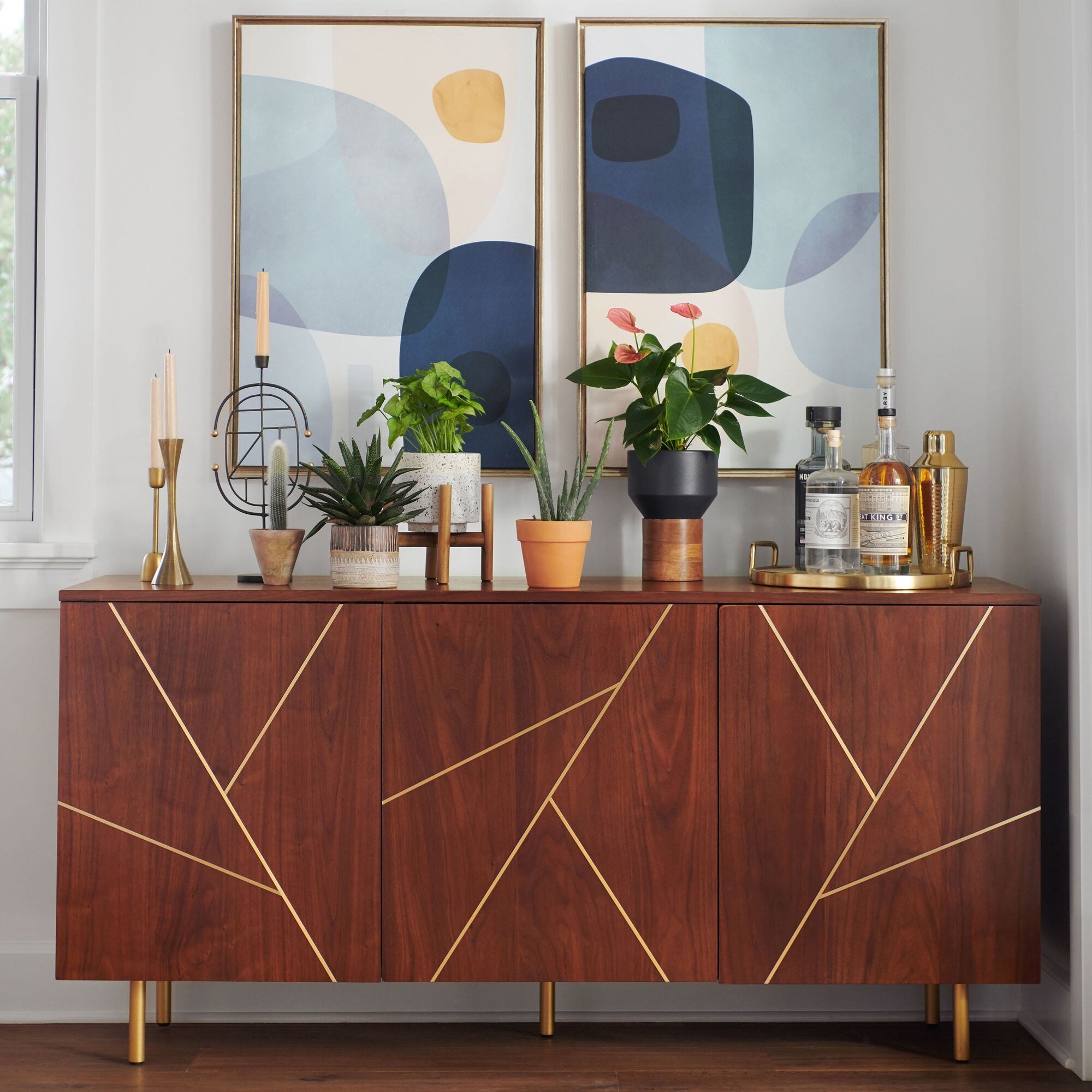 Dustin Spiced Inlay Storage Cabinet thumbnail 2