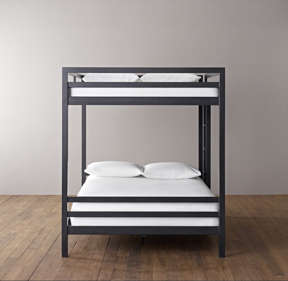 INDUSTRIAL LOFT FULL OVER FULL BUNK BED thumbnail 3