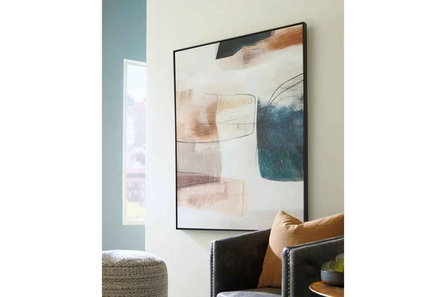 Framed On Canvas Painting-50"x39.4" thumbnail 4