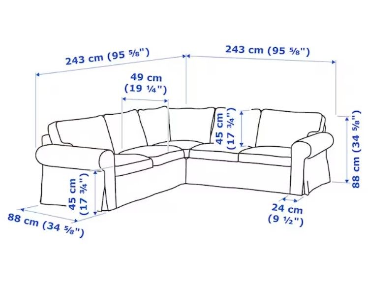 EKTORP Corner sofa 4 seat thumbnail 3