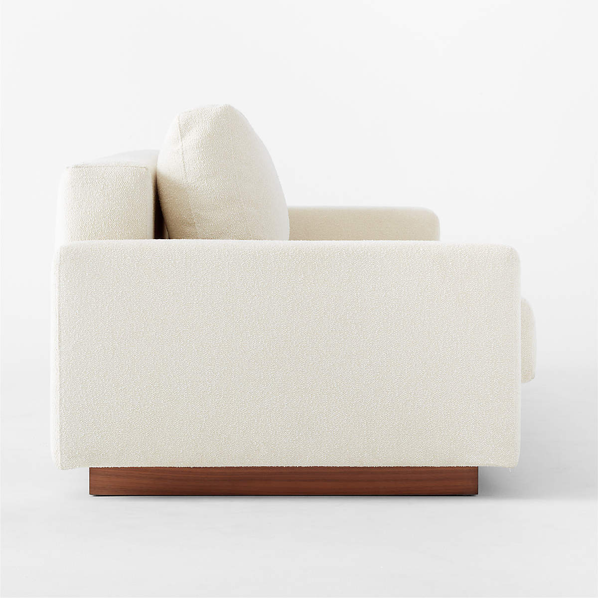 CLAREMONT IVORY BOUCLE SLEEPER SOFA thumbnail 4