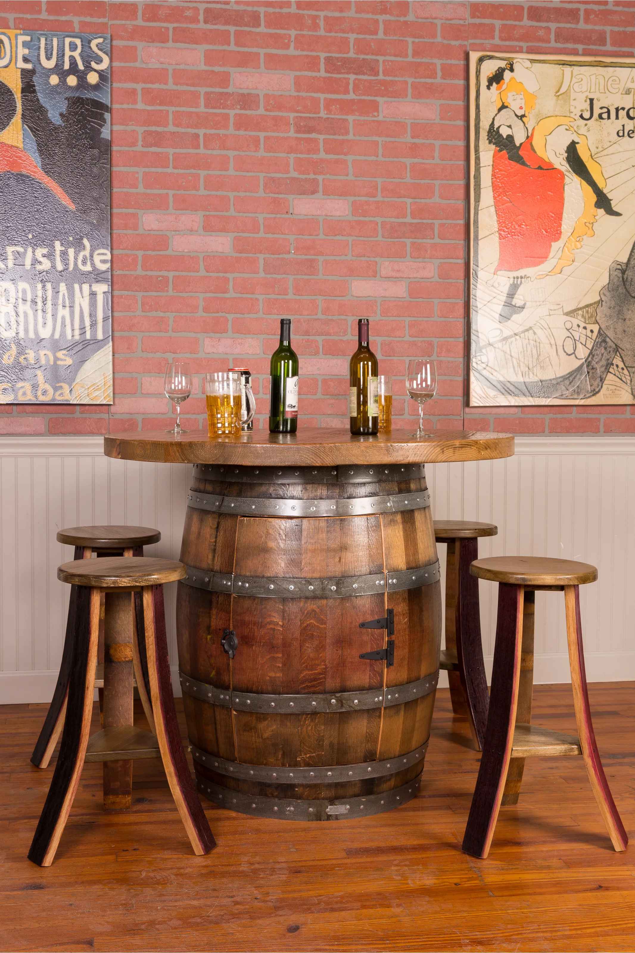 5 Piece Oak Pedestal Dining Set thumbnail 2