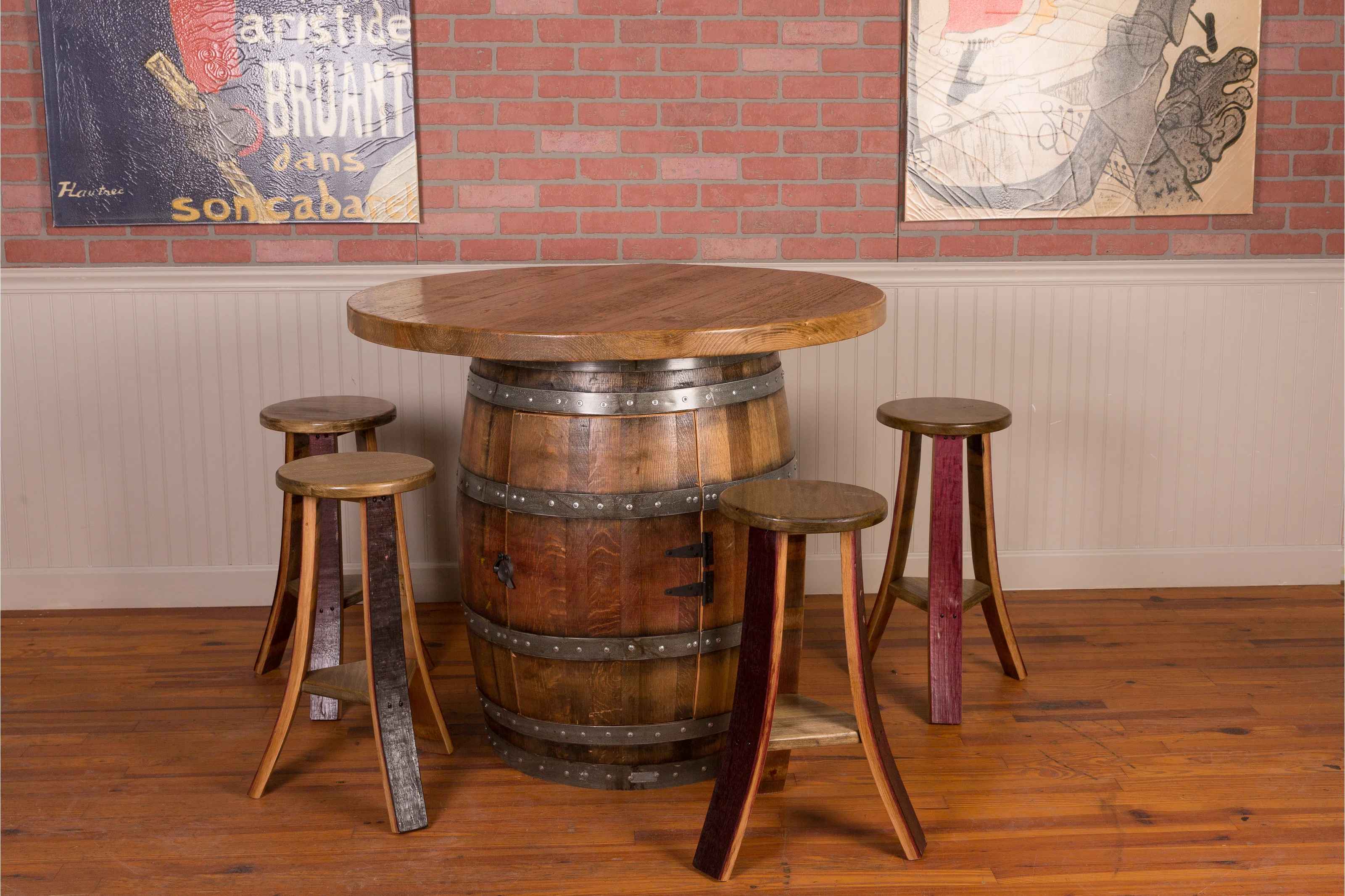 5 Piece Oak Pedestal Dining Set thumbnail 3