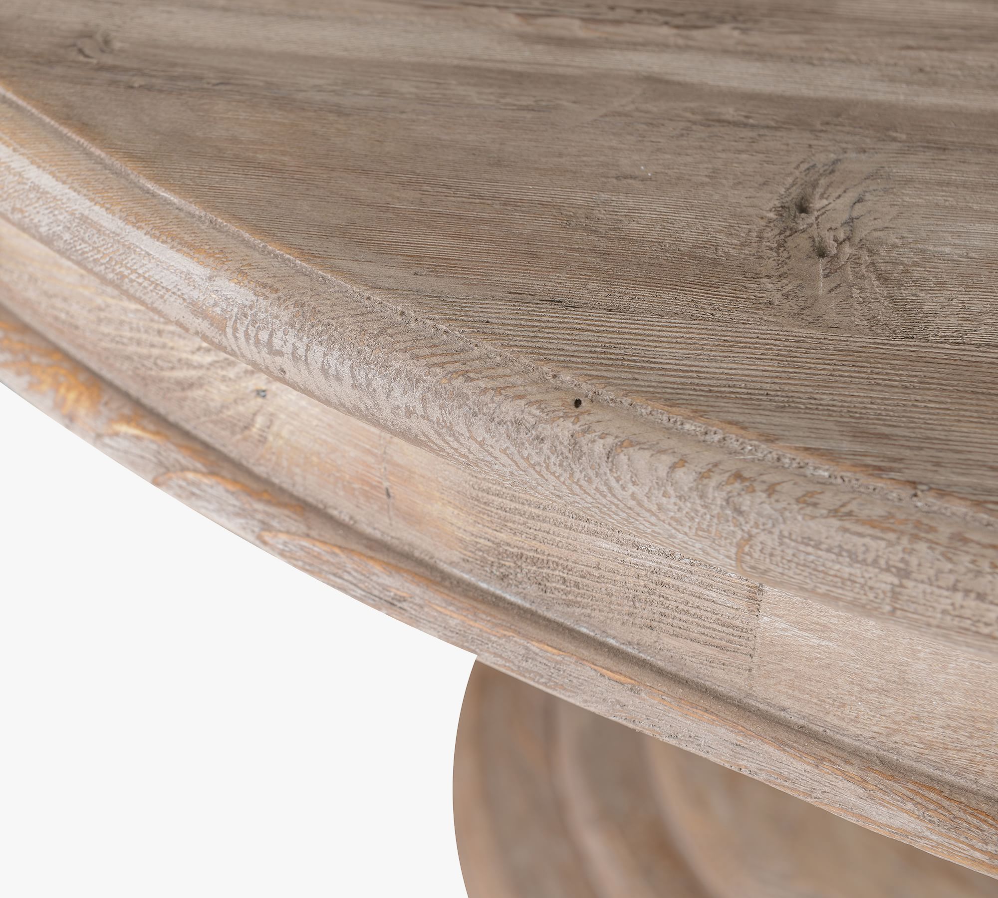 Carrie Round Reclaimed Wood Dining Table thumbnail 4