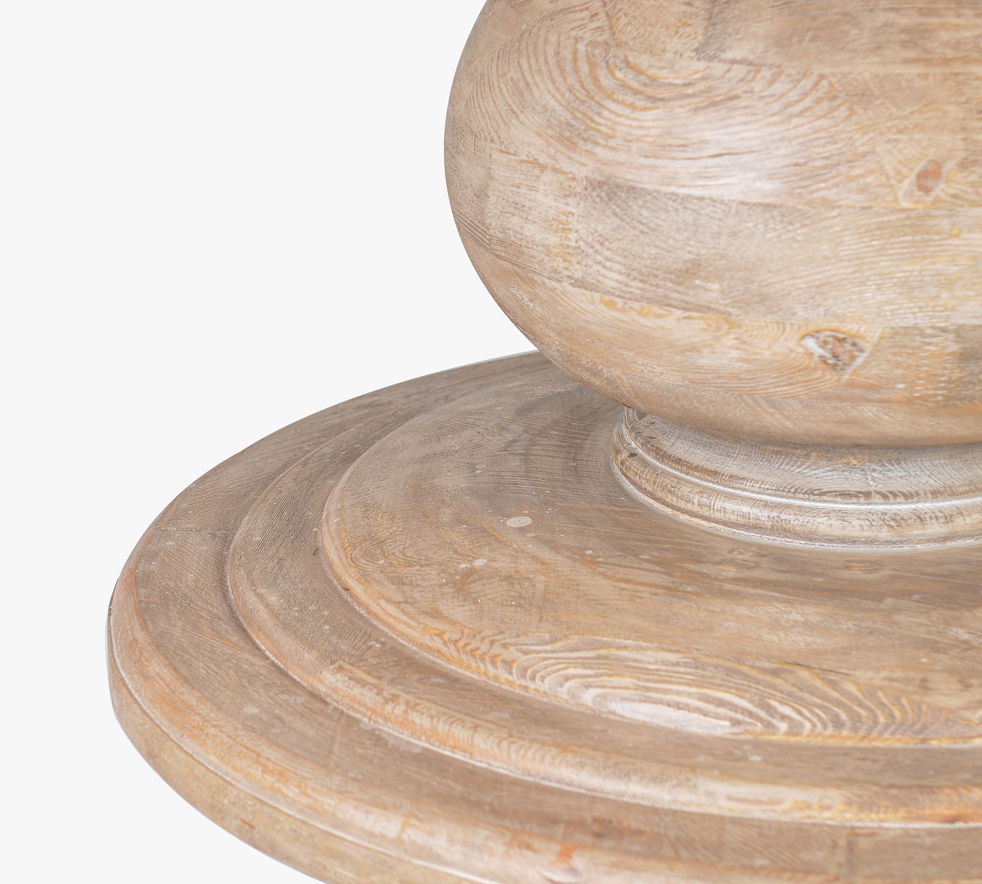 Carrie Round Reclaimed Wood Dining Table thumbnail 5