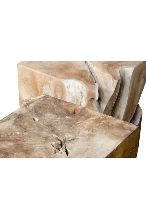 Teak Cube Table thumbnail 2