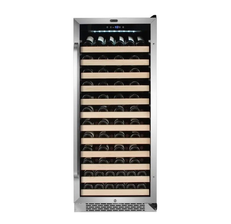 100 Bottle Single Zone Freestanding Wine Refrigerator thumbnail 2