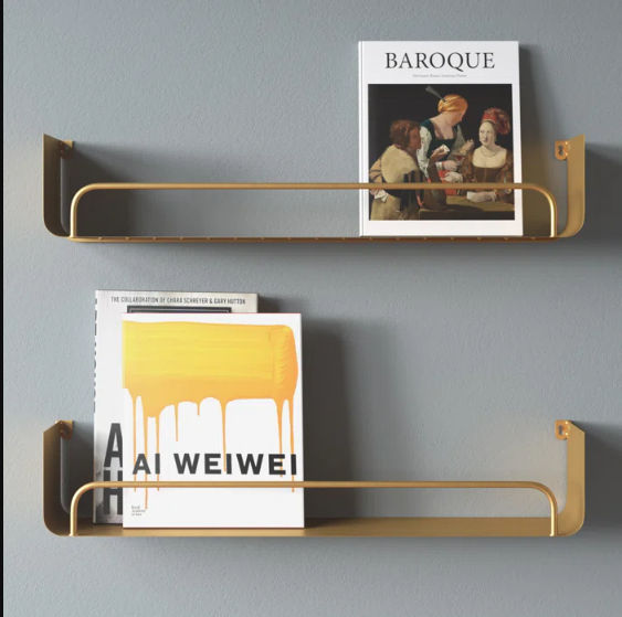 Syler Metal Modern Wall Shelf Set thumbnail 2