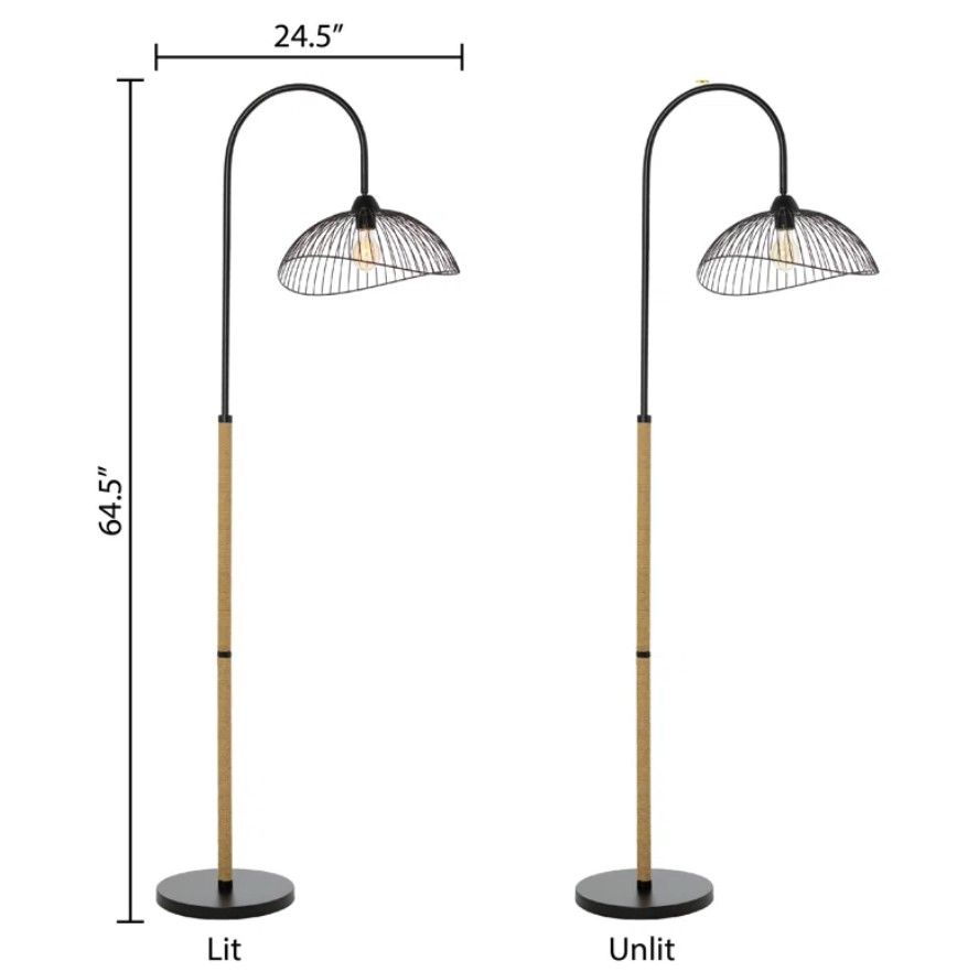 Catullo 65" Arched Floor Lamp thumbnail 5