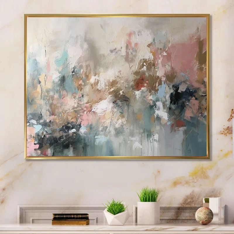 Brushstroke Abstract I On Canvas Print thumbnail 2