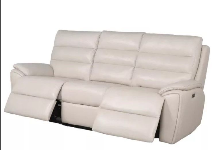 Duval Power Recliner Sofa Ivory thumbnail 3