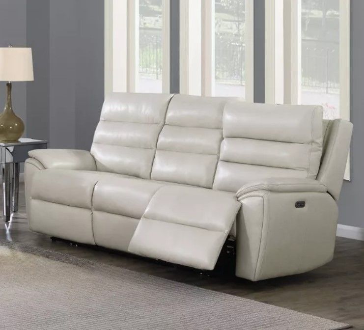 Duval Power Recliner Sofa Ivory thumbnail 4