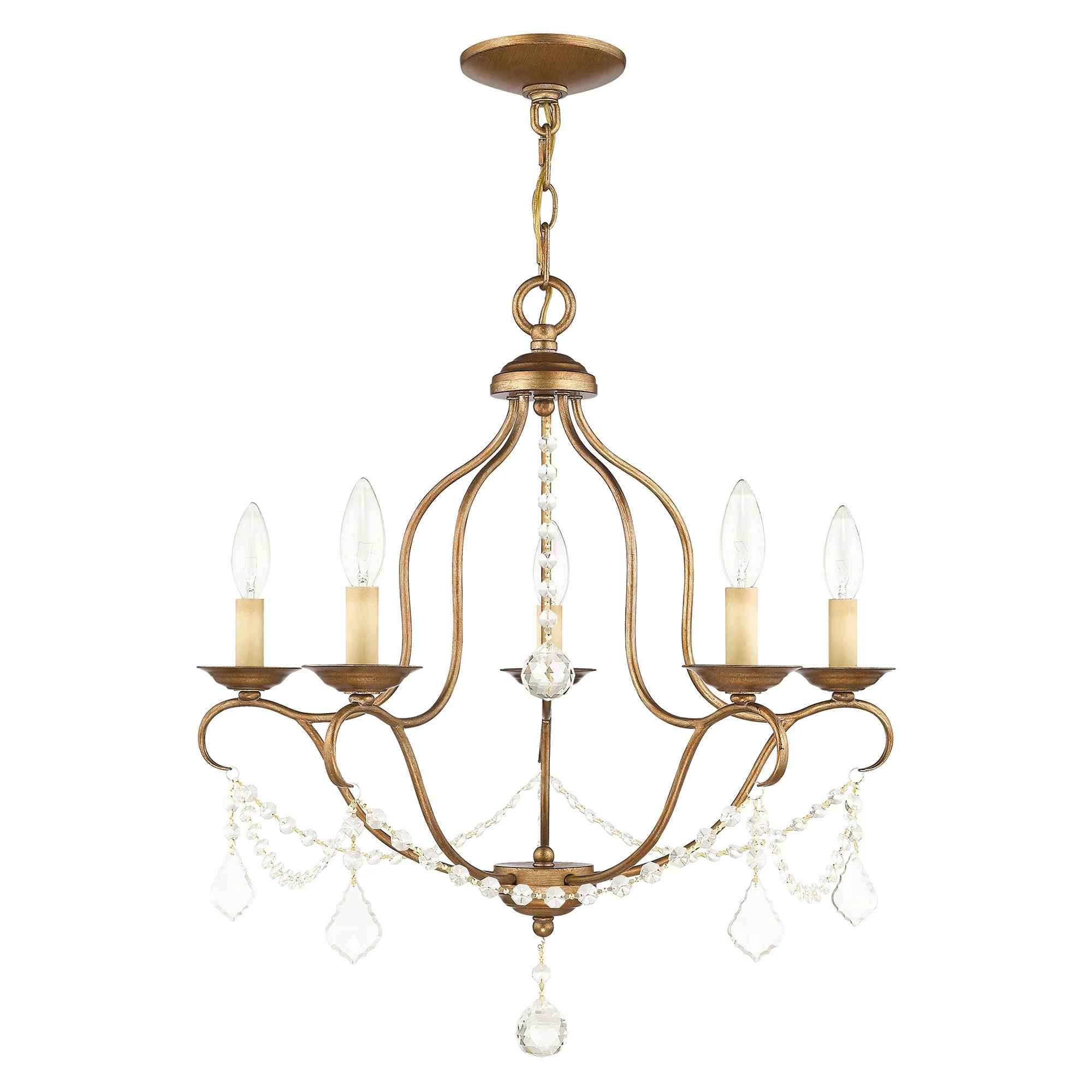 Sapulpa 5 Light Dimmable Empire Chandelier thumbnail 3