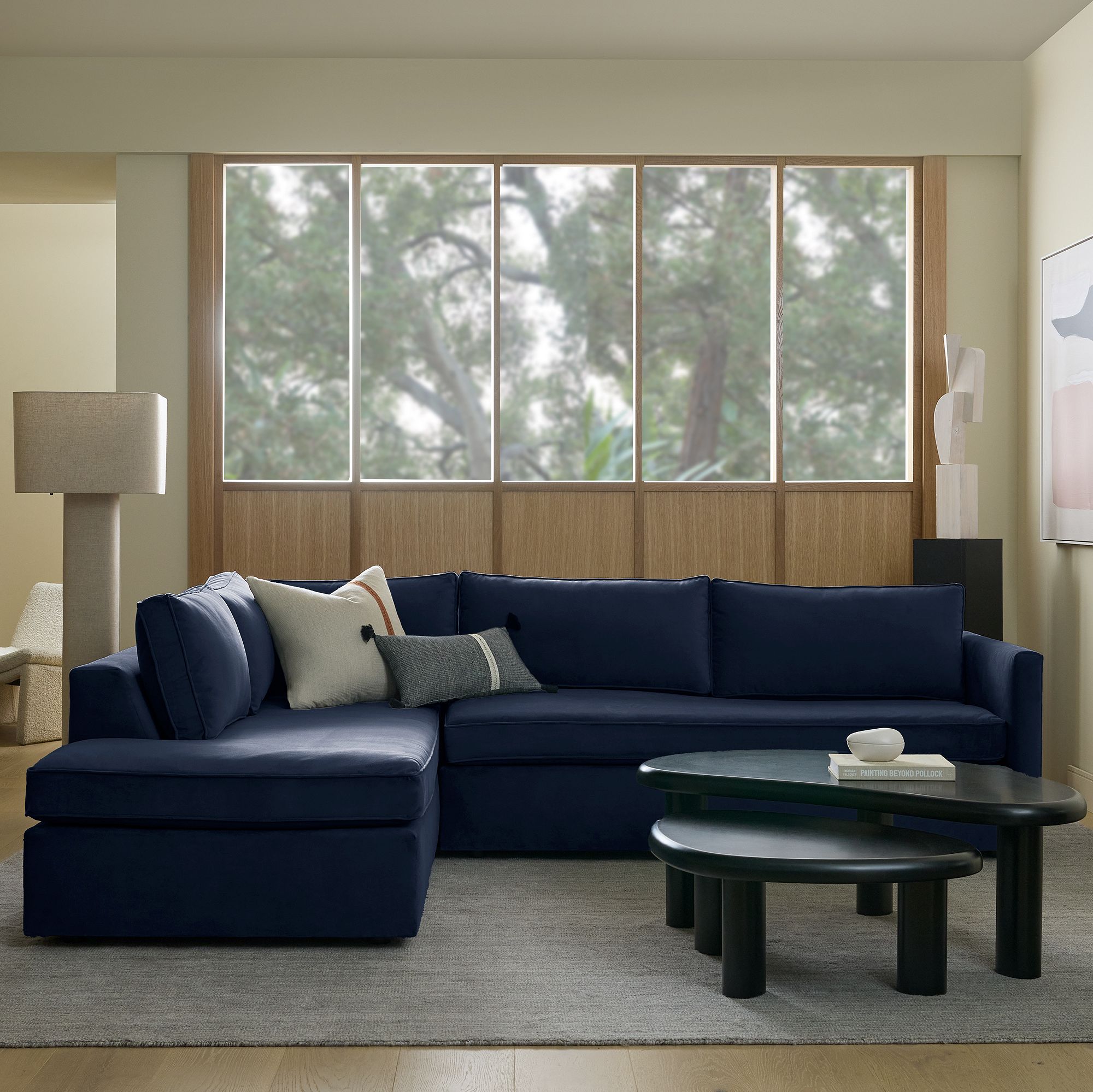 Harris 2 Piece Bumper Chaise Sectional_Ink Blue thumbnail 2