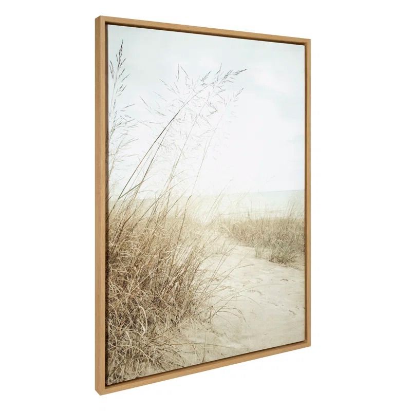 Beach Grasses 28x38 Framed Canvas Framed thumbnail 3