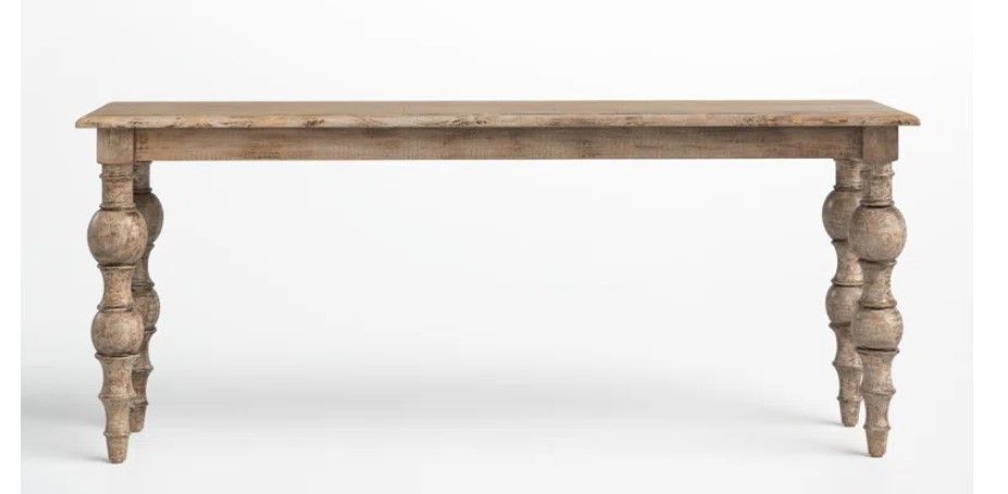 Lourenco 72'' Solid Wood Console Table thumbnail 3
