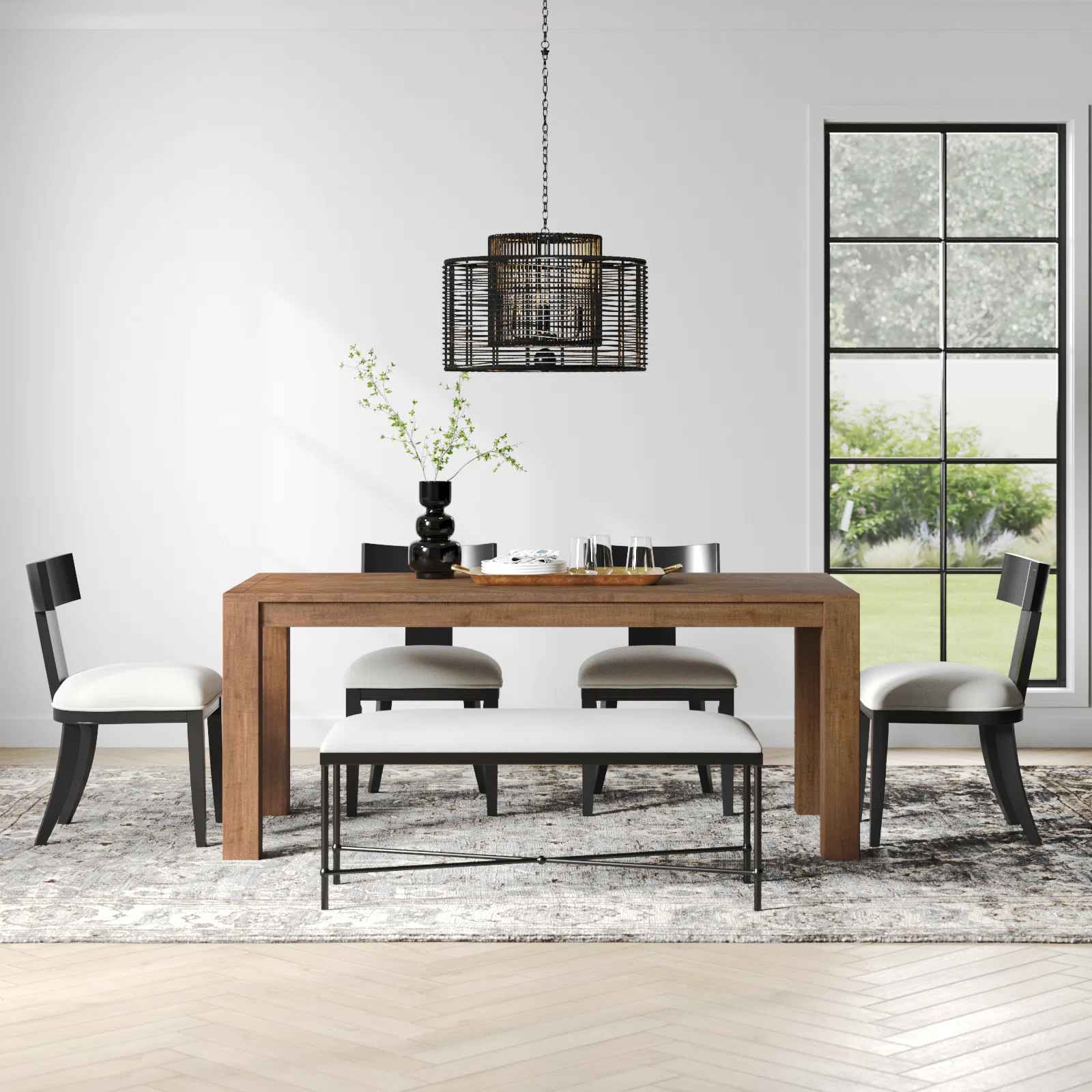 Shae Fixed Top Dining Table thumbnail 2
