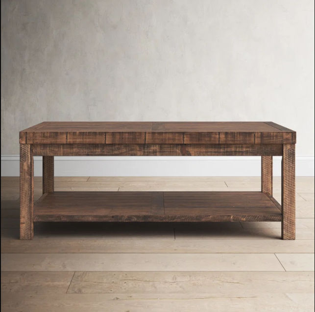 Alexandra Solid Wood Coffee Table thumbnail 3