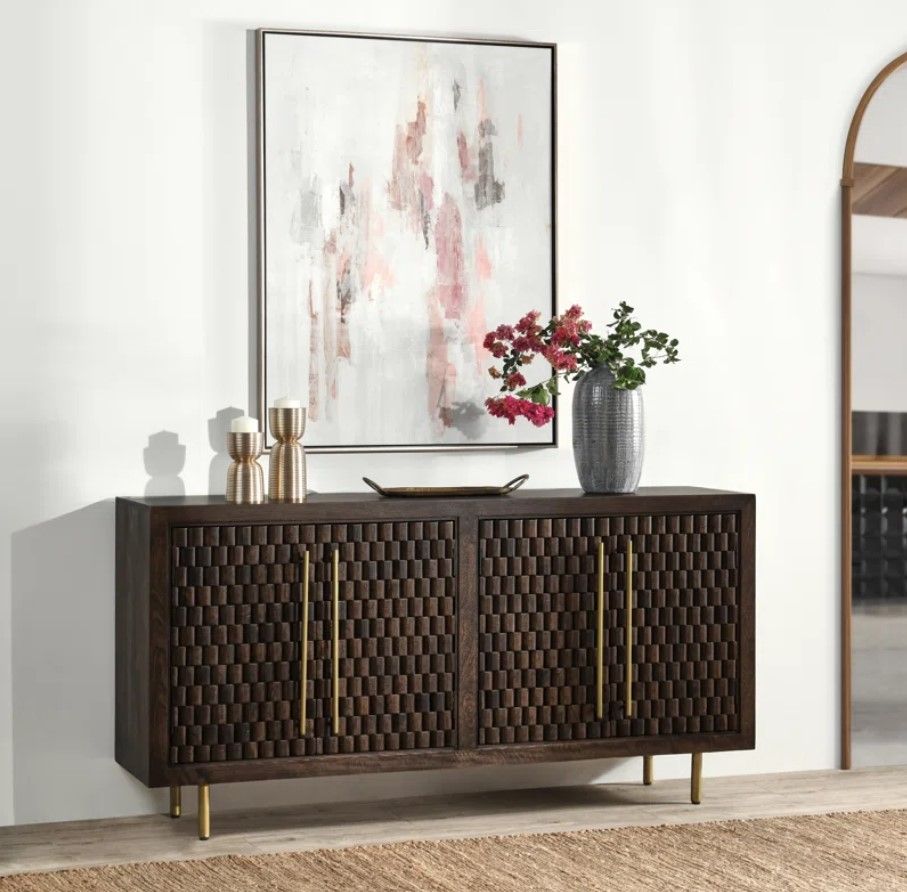 Stacia 72'' Solid Wood Sideboard thumbnail 2